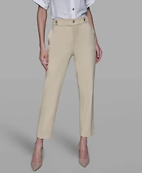 Karl Lagerfeld Paris Women's Straight Ankle Pants