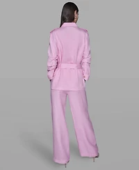 Karl Lagerfeld Paris Women's Belted Jacket