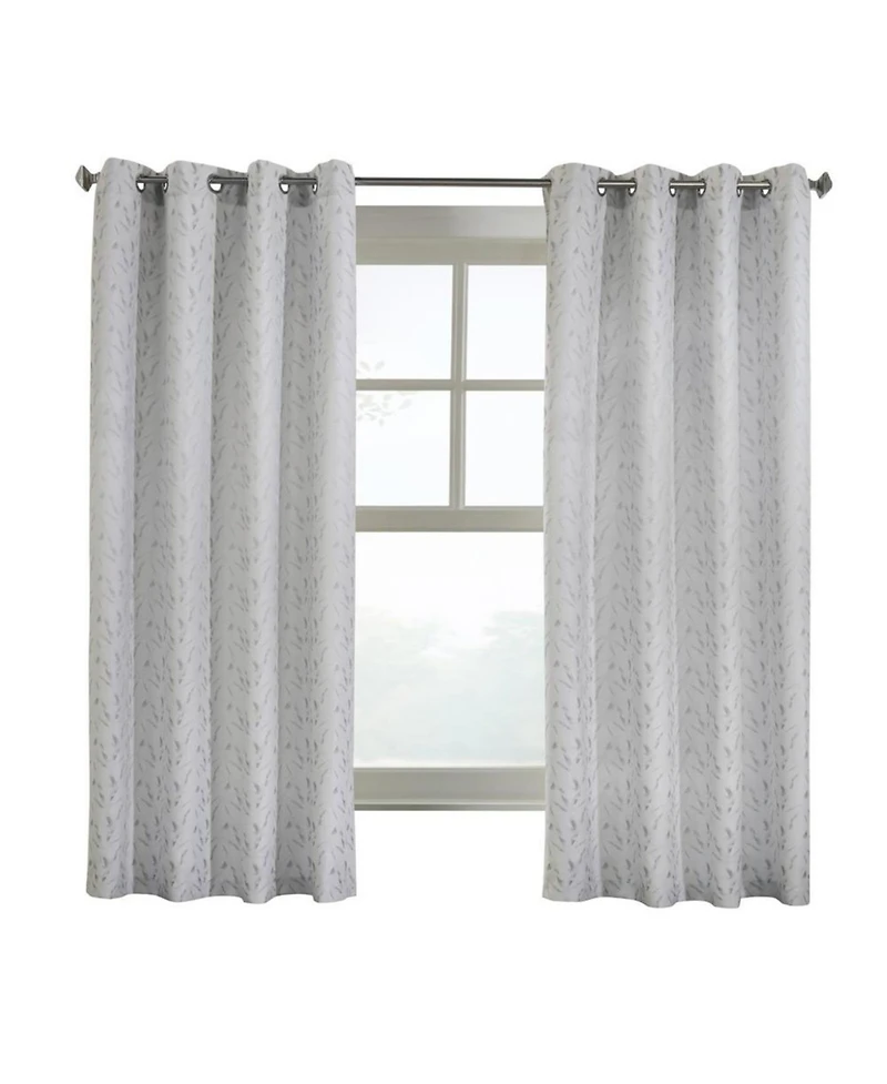 Commonwealth Arcadia Grommet Curtain Panel Window Dressing - 52x84", Grey