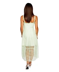 Warehouse Women's Runway Lace Detail Maxi Dress