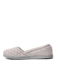 Dearfoams Women's Katie Microfiber Velour Espadrille House Slipper
