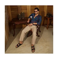 Campus Sutra Men's Midnight Blue Impressia Regular Shirt