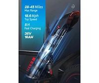 Everyfun 14" Folding Electric Bike for Adults: 700W Peak Motor, 36V/10AH Battery