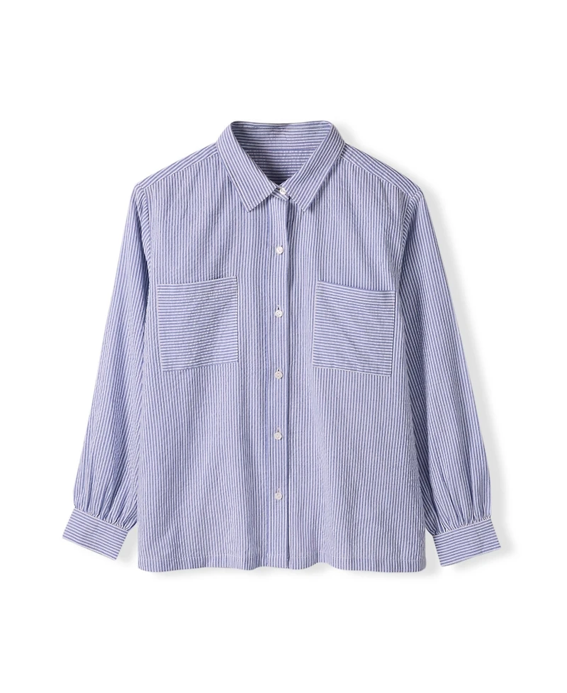 Celtic & Co. Women's Side Split Striped Shirt