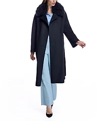 Julia & Stella by Maximilian Women's Fur-Trimmed Cashmere Coat