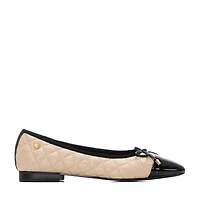 Women's Casual Cap Toe Ballet Flats By Xti
