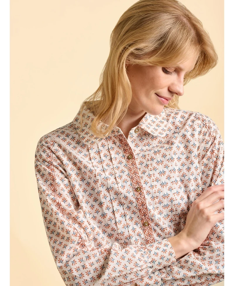 Brakeburn Women's Tarja Long Sleeve Printed Shirt