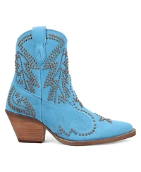 Dingo Women's Seein' Stars Suede Leather Bootie