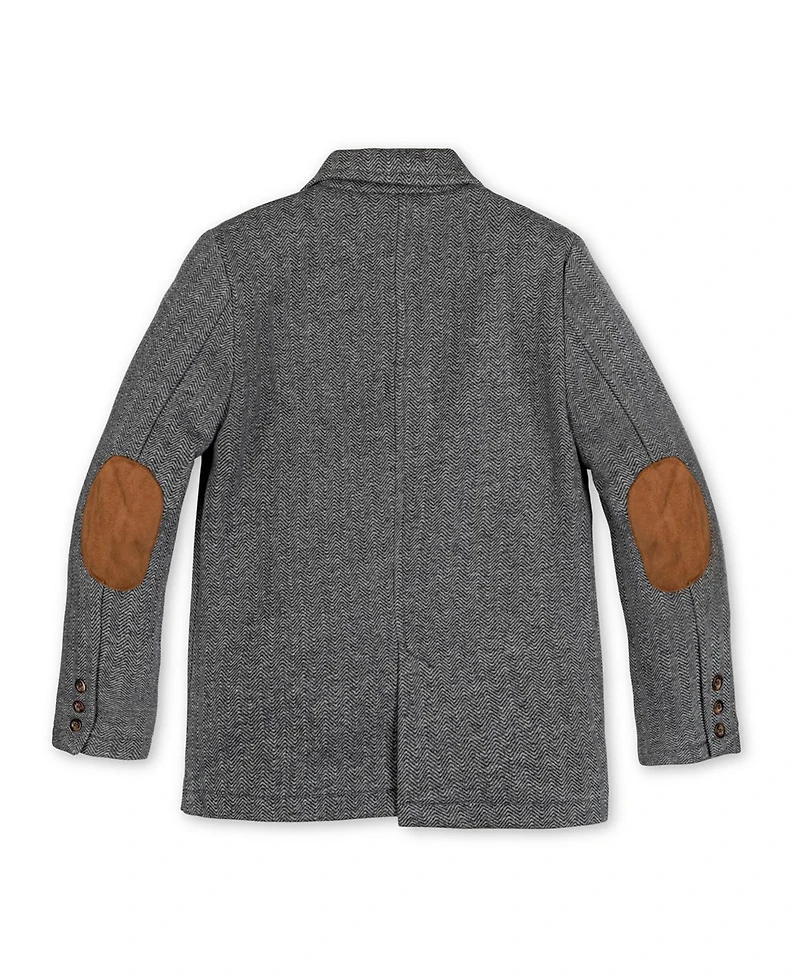 Hope & Henry Toddler Boys' Fleece Suit Blazer Made with Organic Cotton