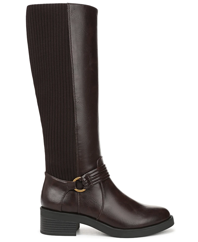 LifeStride Brighton Round Toe Extra Wide Calf Tall Boots