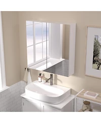 Hauschen Home 28x24 inch Bathroom Wall Cabinet, Saver Storage