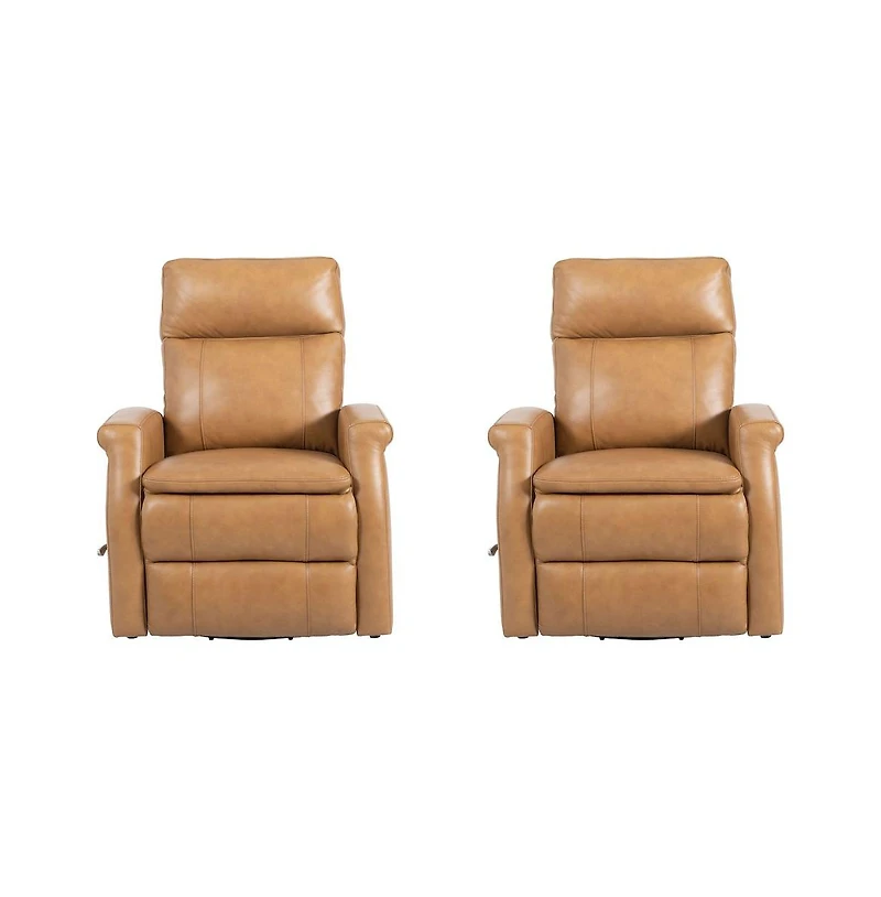 Parker Living Bristol - Russet Swivel Glider Recliner Two Pack