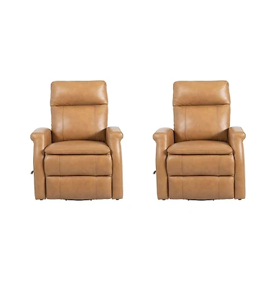 Parker Living Bristol - Russet Swivel Glider Recliner Two Pack