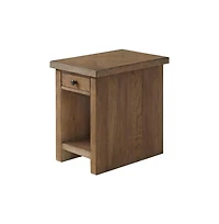 Intercon 16"" x 24"" Chairside Table in Weathered Oak