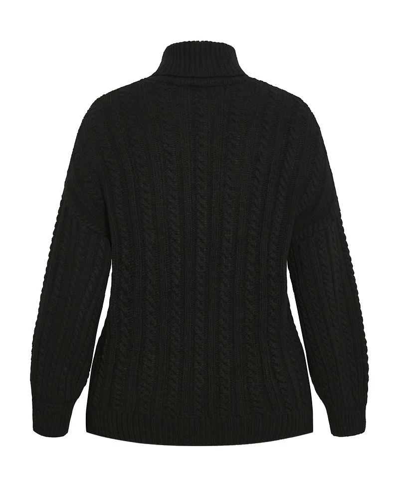 City Chic Plus Avah Sweater