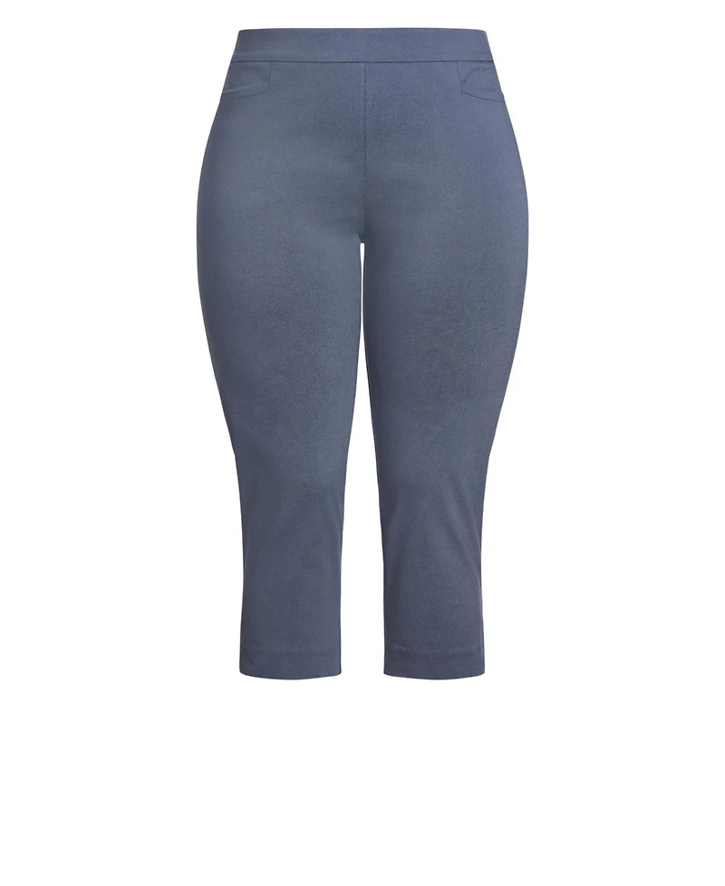 Avenue Women's Super Stretch Crop Pant