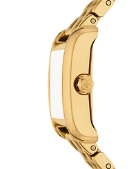 Tory Burch Women's The Eleanor Mini Quartz Two-Hand Gold Stainless Steel, 18mm