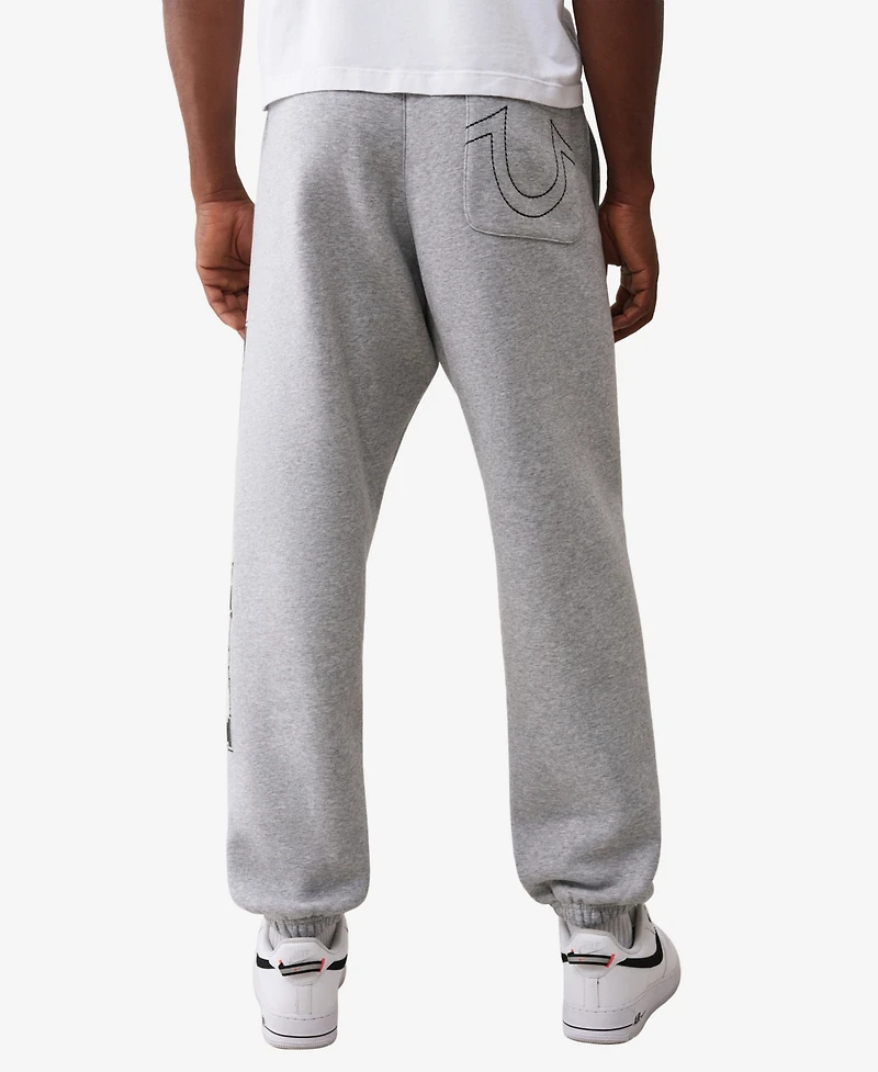 True Religion Men's Applique Regular-Fit Joggers