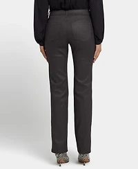 Nydj Women's Coated Marilyn Straight Jeans