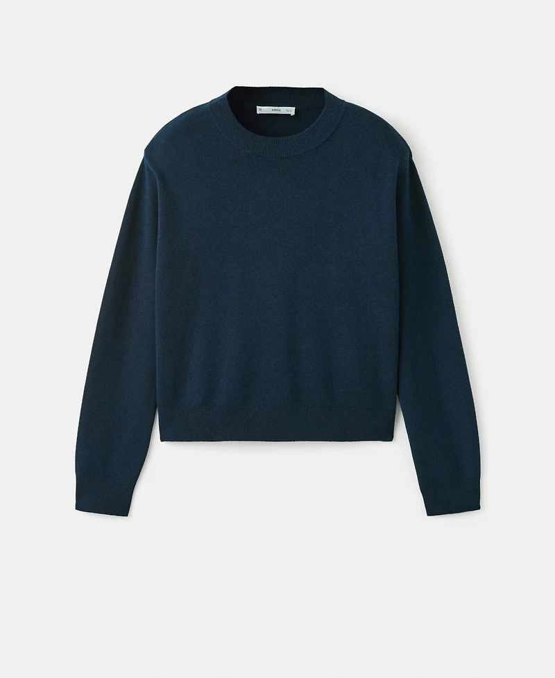 Mango Women's Knitted Wool Blend Sweater