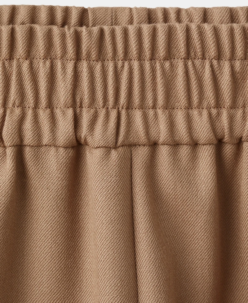 Mango Women's Wool Elastic Waist Pants