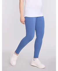 Motherhood Maternity Women's Essential Stretch Secret Fit Over the Belly Leggings