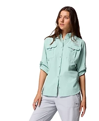 Columbia Women's Bahama Ii Roll-Up Long-Sleeve Top