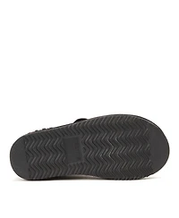 Fireside by Dearfoams Women's Queenstown Genuine Shearling Clog With Embroidery