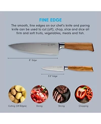 Messermeister Oliva Elite Chef & Parer Set / 2 Pc.