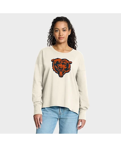 Fanatics Women's Cream Chicago Bears Dove Legacy Long Sleeve T-Shirt