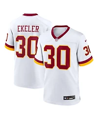 Nike Men's Austin Ekeler White Washington Commanders Game Super Bowl Era Jersey