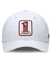 Nike Men's White Oklahoma Sooners Rise Academic Dri-fit Flex Hat