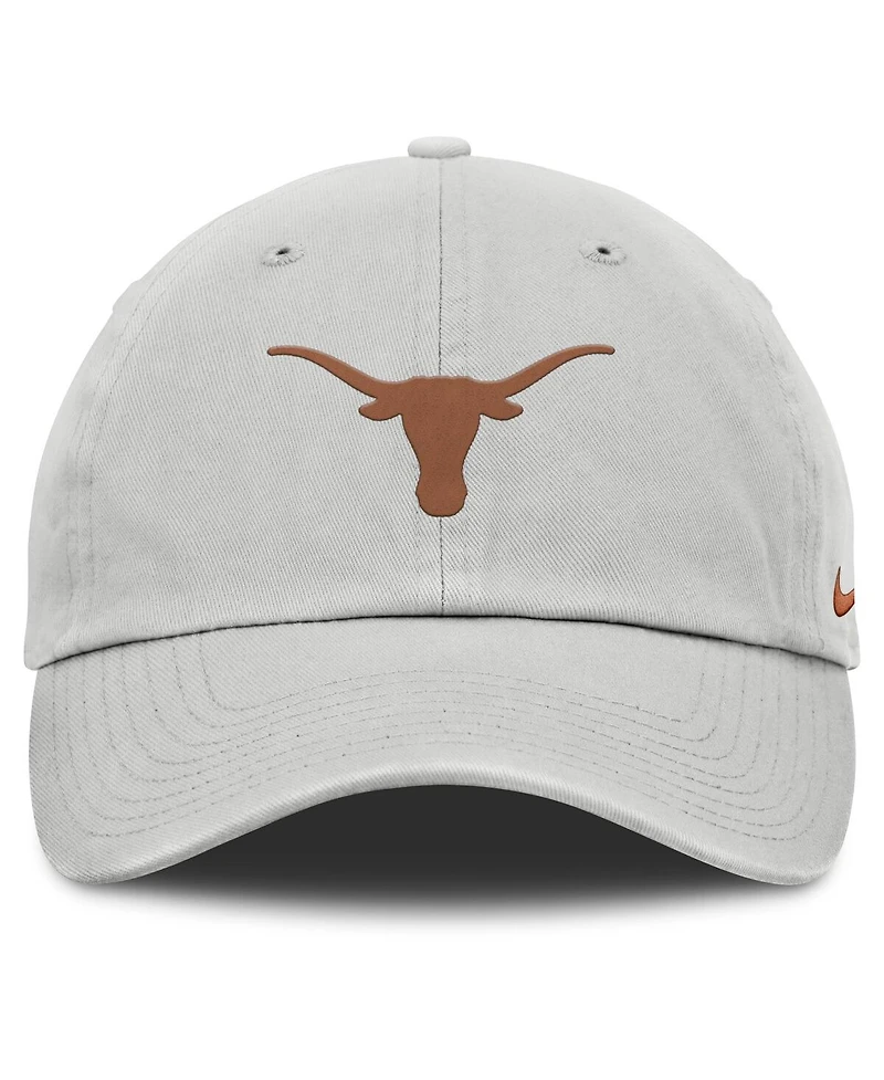 Nike Men's Gray Texas Longhorns Club Campus Adjustable Hat