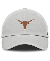 Nike Men's Gray Texas Longhorns Club Campus Adjustable Hat