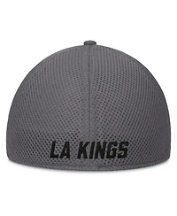 Fanatics Men's Gray Los Angeles Kings Clincher Team Stripes Flex Hat
