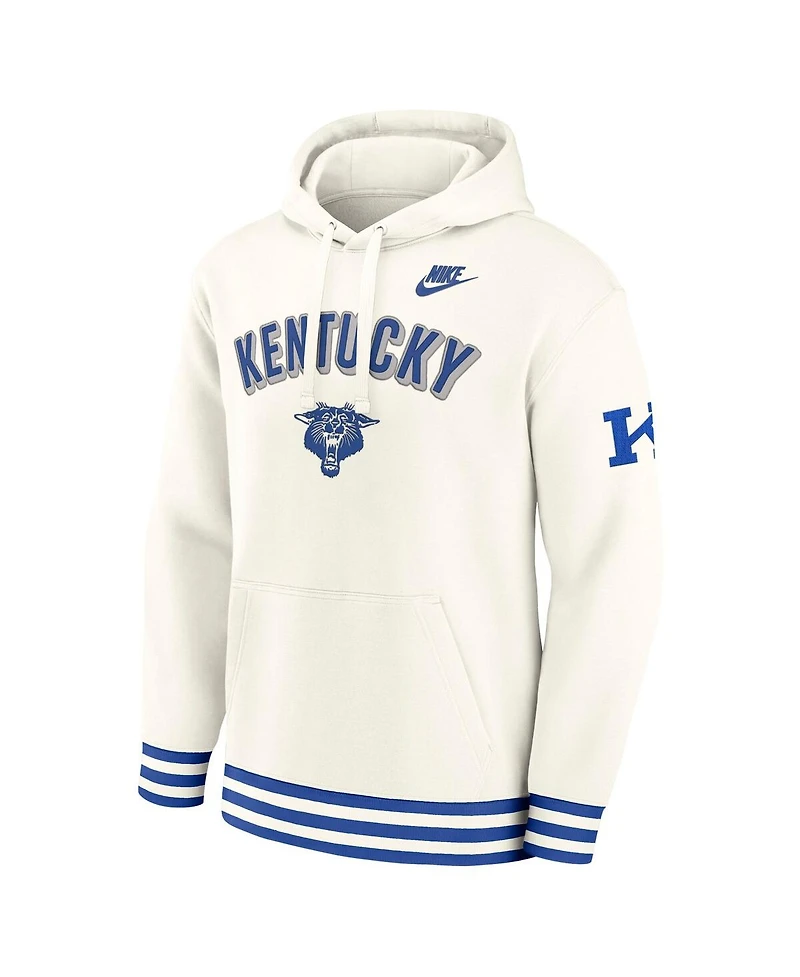Nike Men's Cream Kentucky Wildcats Legacy Retro Pullover Hoodie