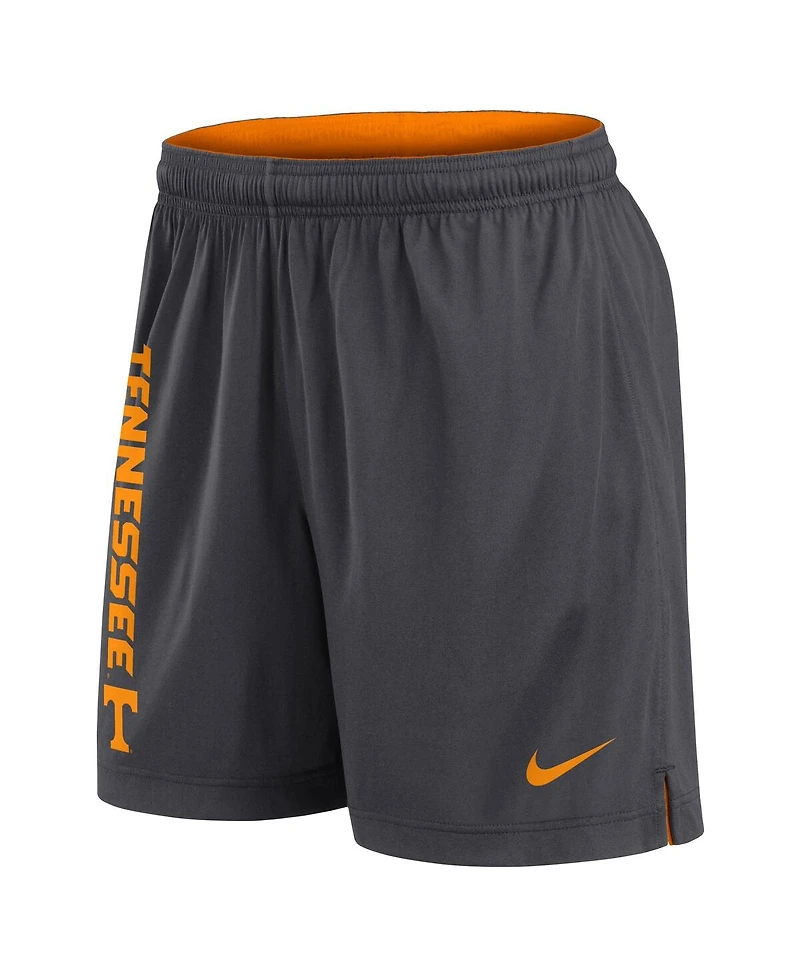 Nike Men's Tennessee Orange/Anthracite Volunteers Courtside Standard Issue Dri-fit Reversible Shorts