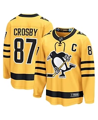 Fanatics Men's Sidney Crosby Gold Pittsburgh Penguins Alternate Breakaway Player Jersey