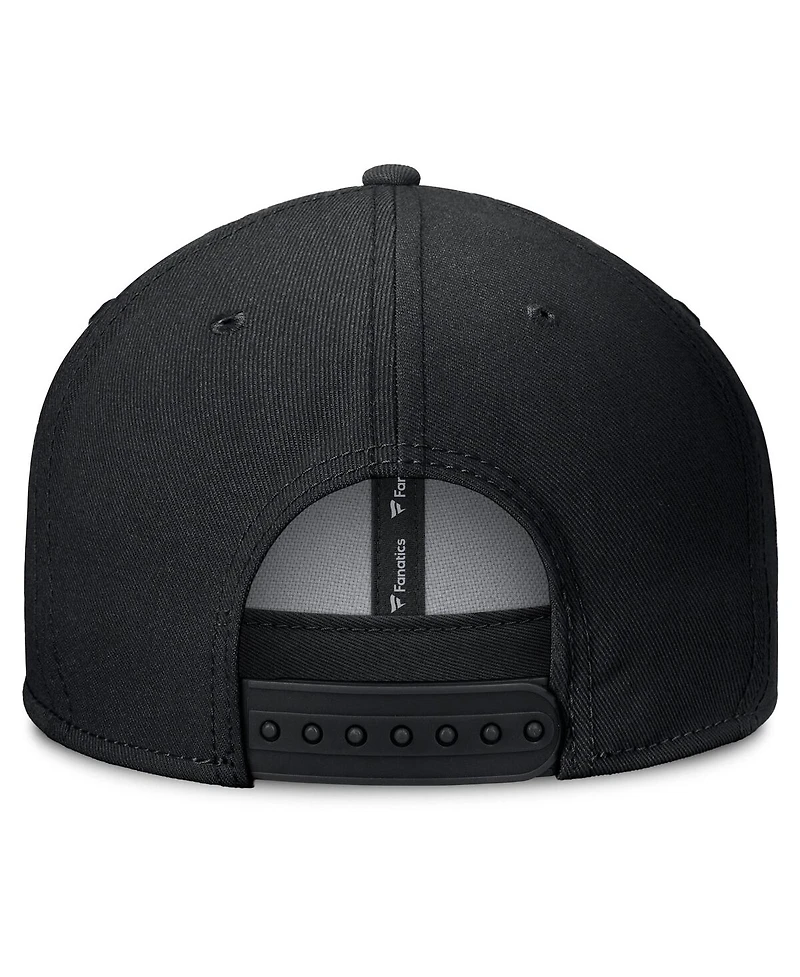 Fanatics Men's Black Boston Bruins Primary Logo Snapback Hat