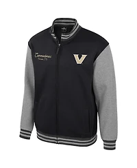 Colosseum Men's Black Vanderbilt Commodores Ambi-Turner Full-Zip Varsity Jacket