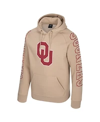 Colosseum Men's Tan Oklahoma Sooners Big Break Raglan Hoodie