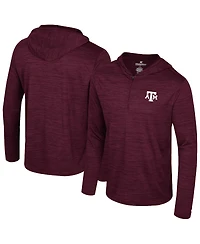 Colosseum Men's Maroon Texas A&M Aggies Always Sunny Lightweight Quarter-Zip Hoodie