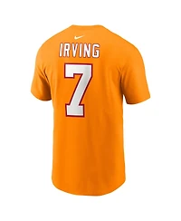 Nike Men's Bucky Irving Orange Tampa Bay Buccaneers Player Name Number T-Shirt