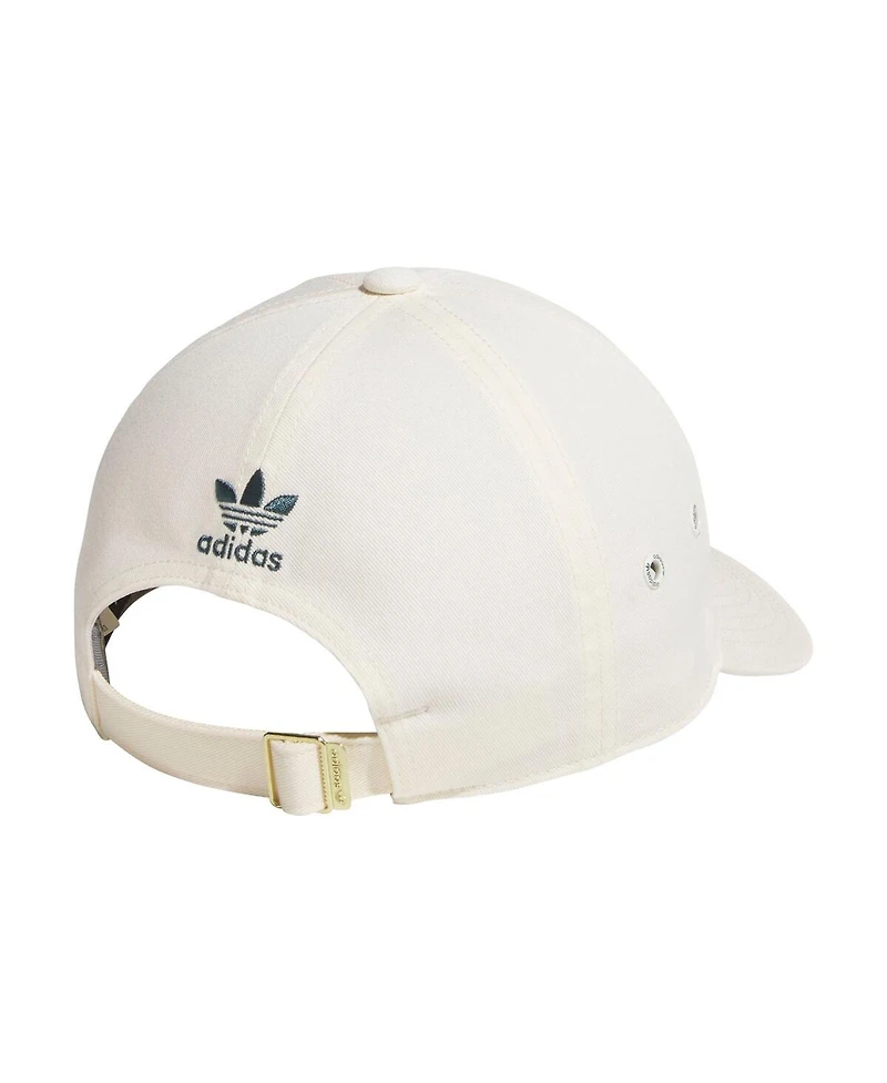 Adidas Women's Cream Mini Logo Adjustable Hat