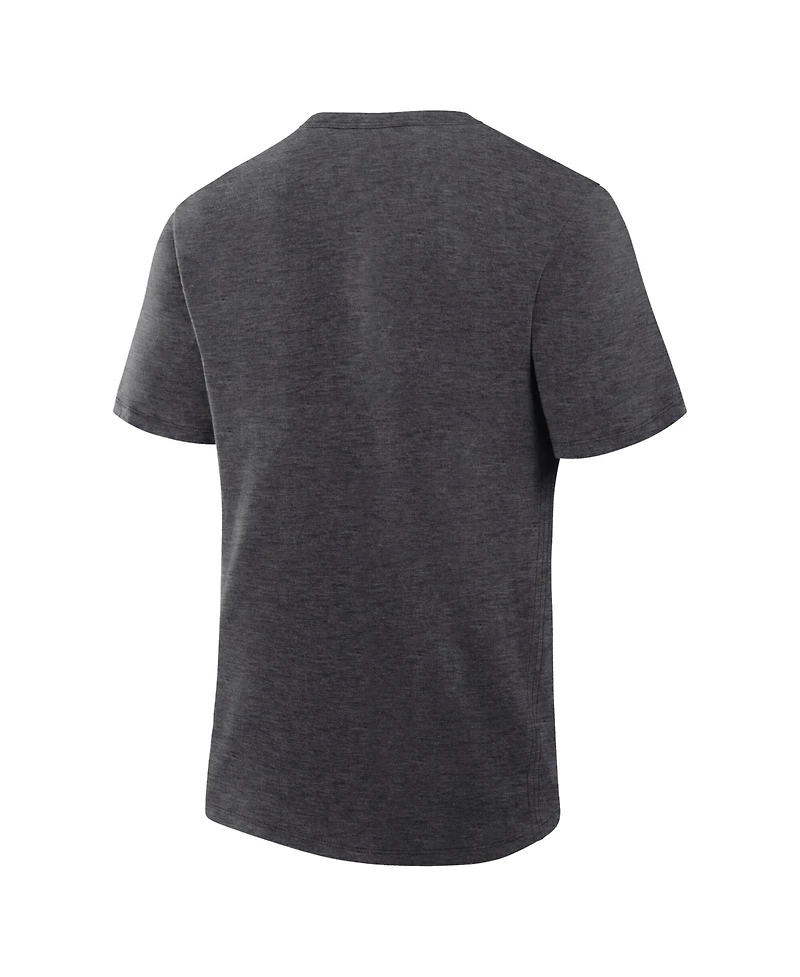 Fanatics Men's Heather Charcoal Los Angeles Dodgers 2025 National League Champions Locker Room T-Shirt