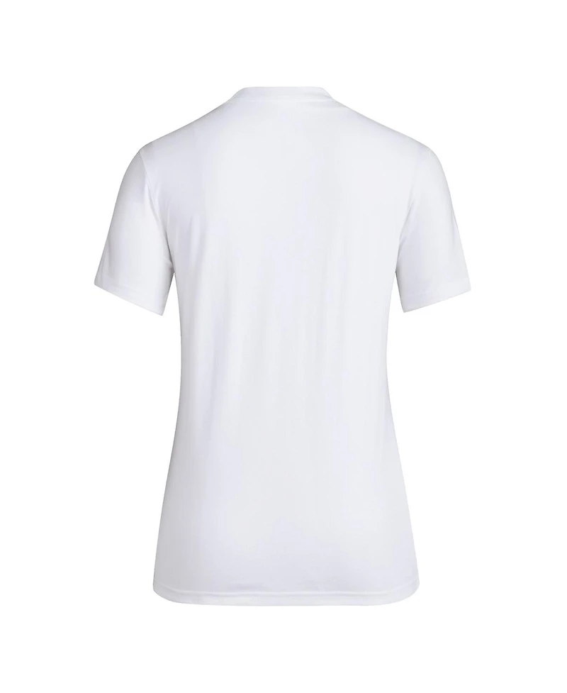 Adidas Women's White Texas A&M Aggies 2024 Breast Cancer Awareness Pregame T-Shirt