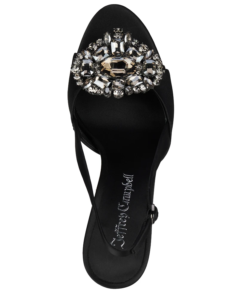 Jeffrey Campbell Women's Triomphe-j Embellished Slingback High-Heel Pumps