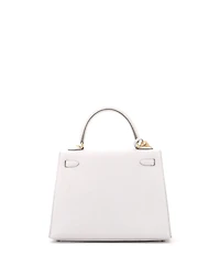 Pre-Owned Hermes Kelly 25 Handbag Grey Epsom with Gold Hardware