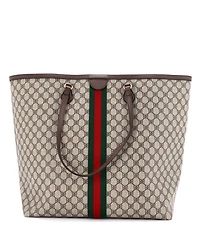 Pre-Owned Balenciaga Large x Gucci The Hacker Project Tote Graffiti Bb Coated Canvas