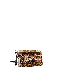 Pre-Owned Dolce & Gabbana Cleo Crossbody Bag Embellished Faux Fur